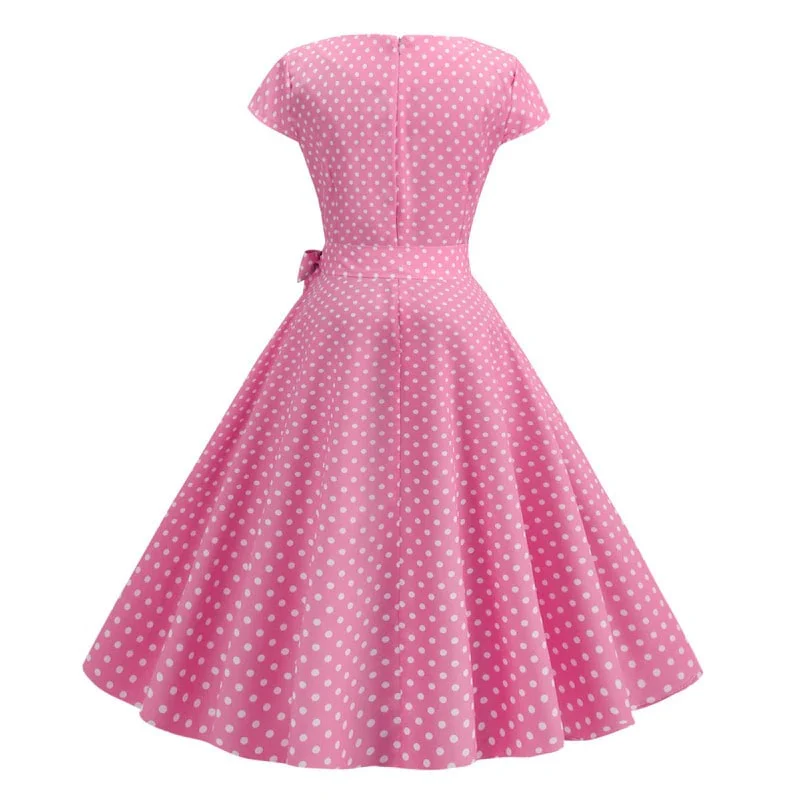 Robe Guinguette Rose - Image 3