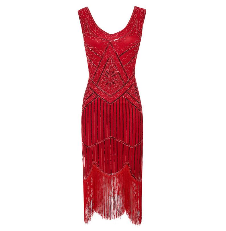 Robe Vintage <br> Année 20 Rouge