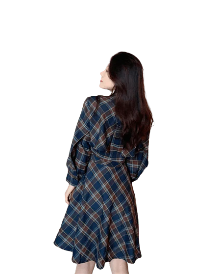 Robe Vintage <br> À Carreaux - Image 3