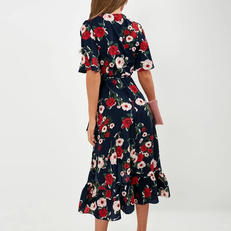 Robe Vintage <br> Fleurs Années 70 - Image 4