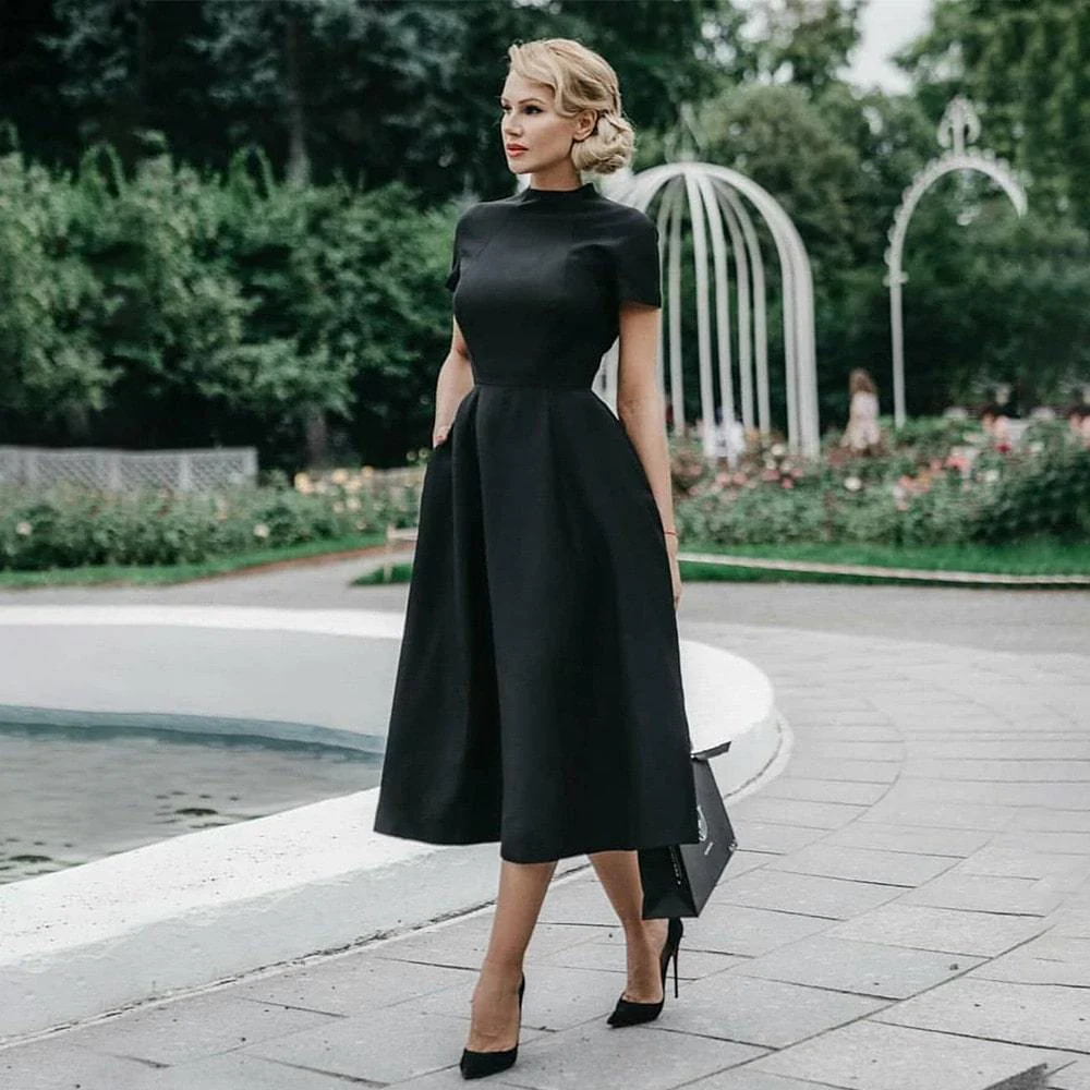 Robe Vintage <br> Trapèze Noire