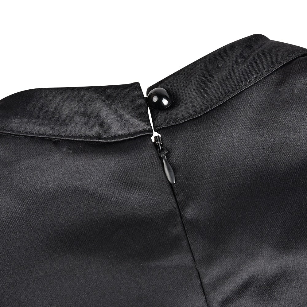 Robe Vintage <br> Trapèze Noire - Image 2