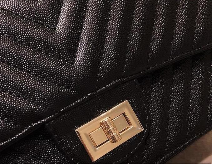 Sac à Main Vintage Année 70 <br> Noir - Image 2