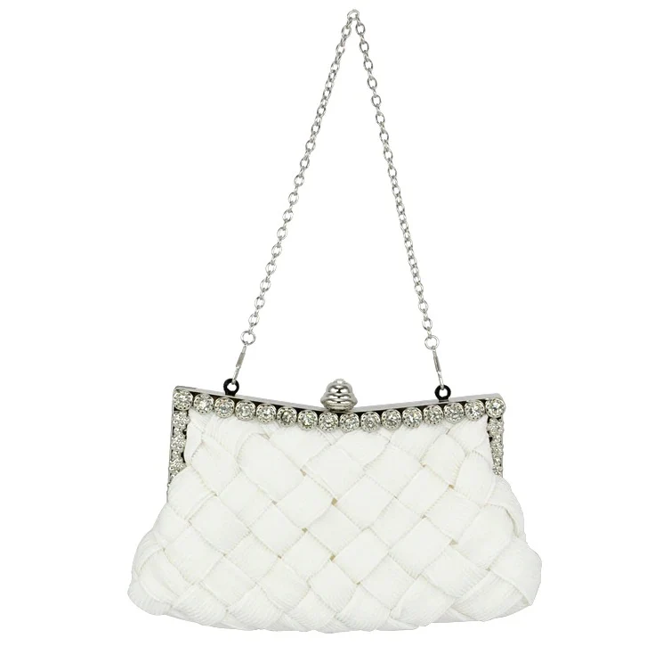 Sac à Main Vintage Femme <br> Blanc - Image 3