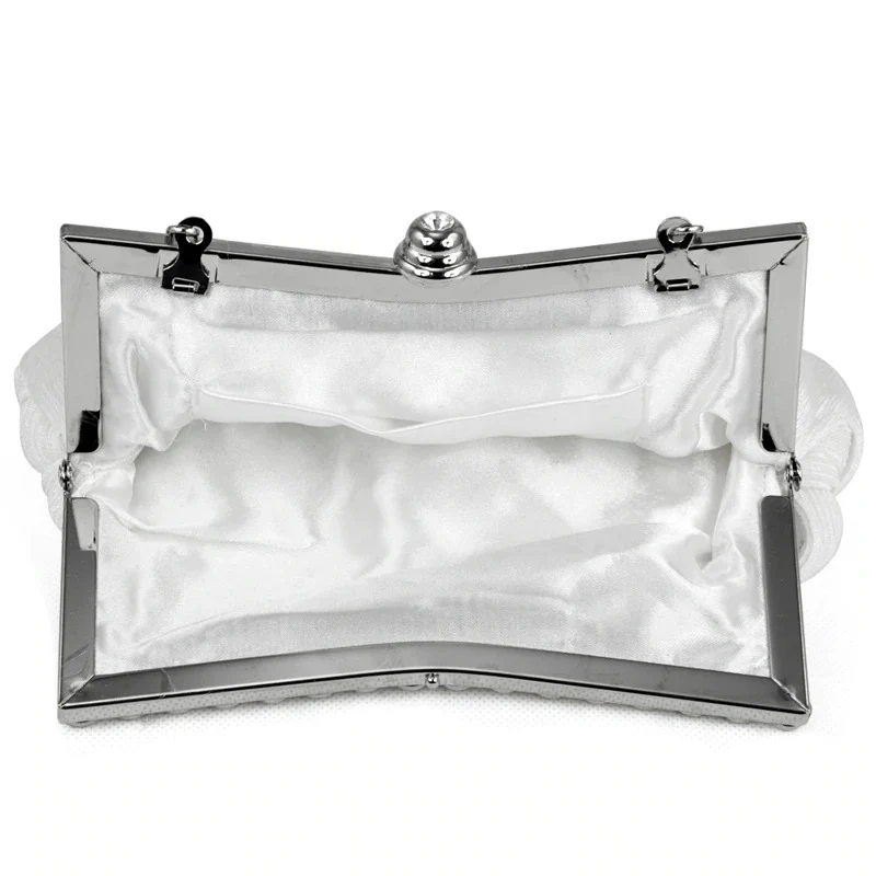 Sac à Main Vintage Femme <br> Blanc - Image 4