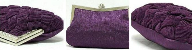 Sac à Main Vintage Femme <br> Violet - Image 3