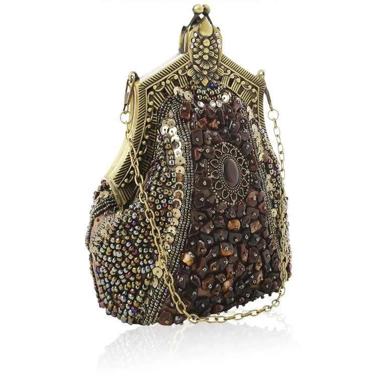 Sac À Main Vintage <br> Gatsby Chic Café - Image 2