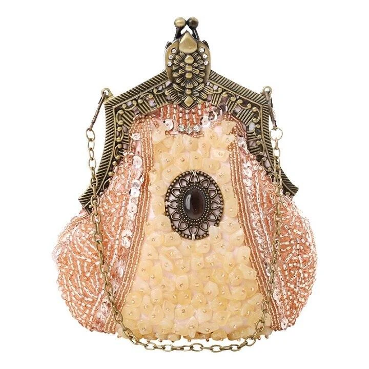 Sac À Main Vintage <br> Gatsby Chic Champagne