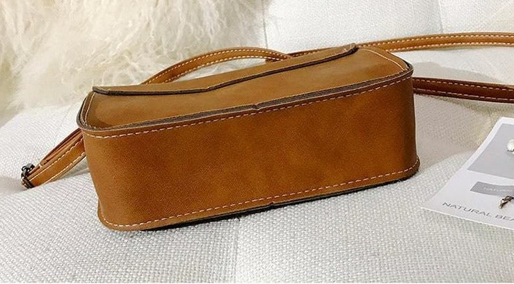 Sac à Main Vintage <br> Marron - Image 4