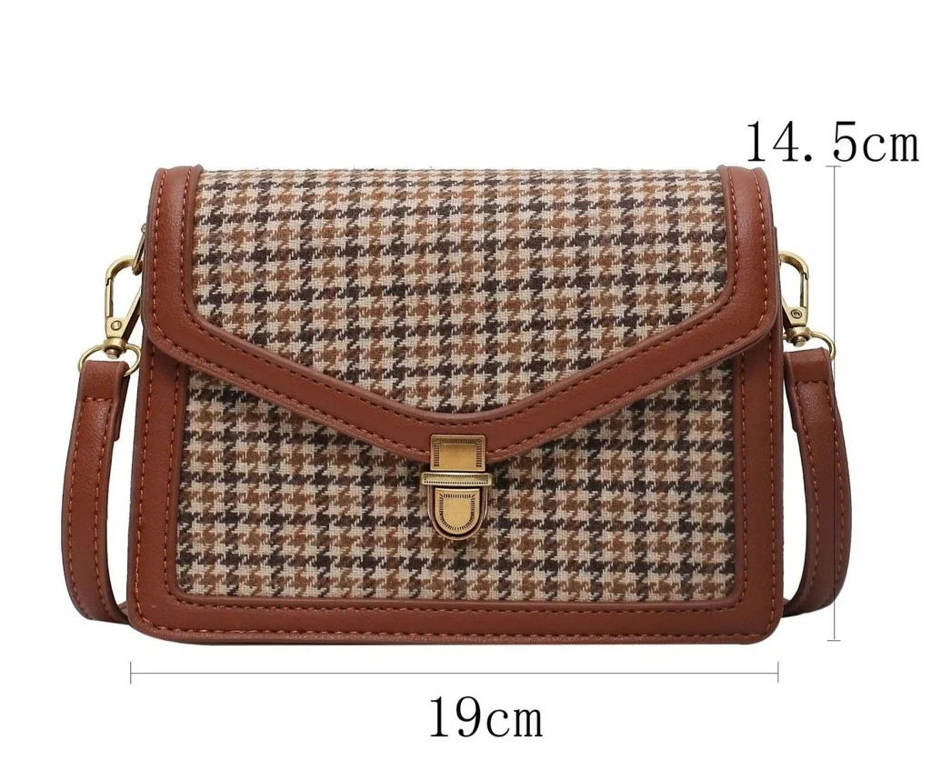 Sac Vintage Année 50 Marron - Image 3