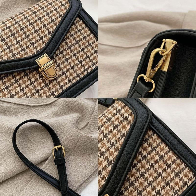 Sac Vintage Année 50 Noir - Image 2