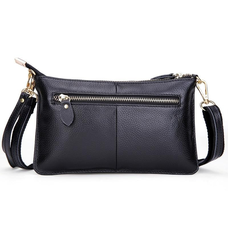 Sac Vintage Cuir Noir - Image 3