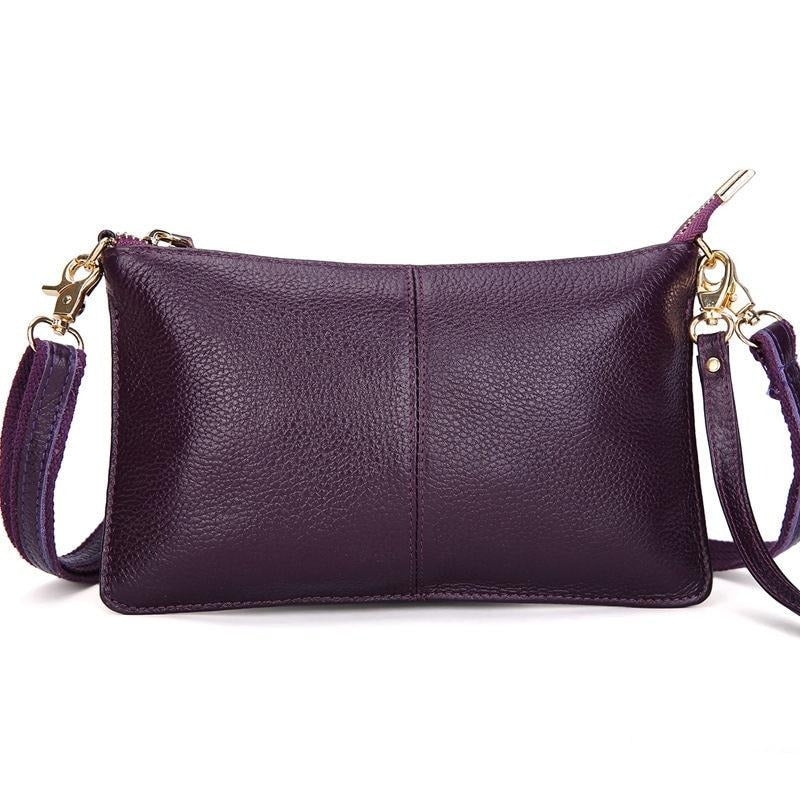 Sac Vintage Cuir Violet